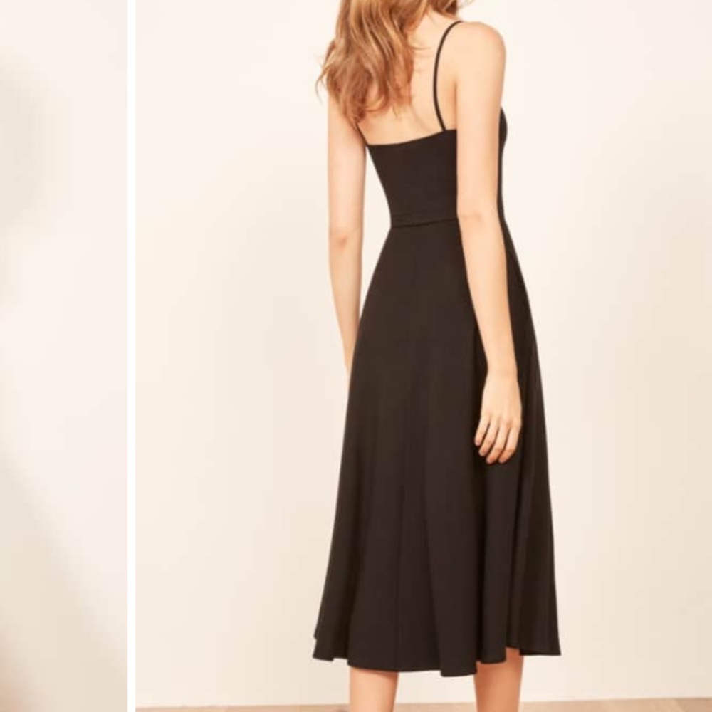 Reformation Bettie Dress in Black - Picture 5 of 6
